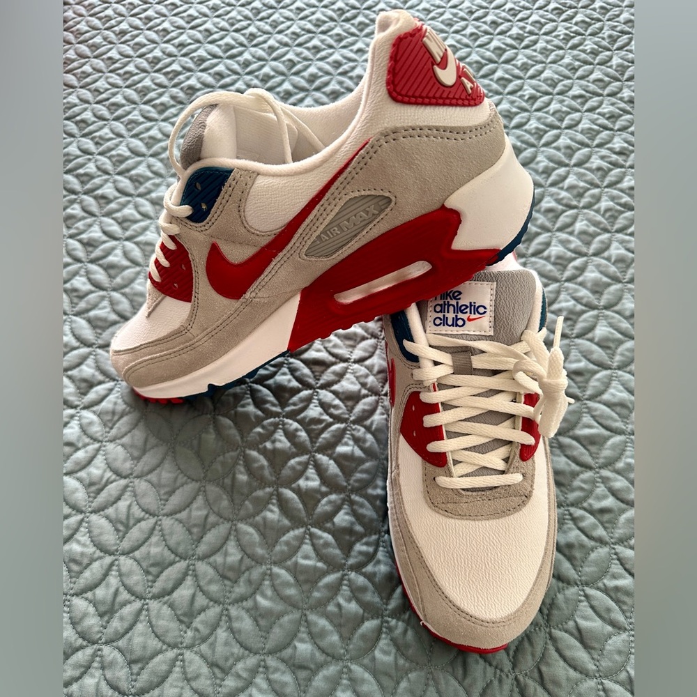 Nike Air Max Athletic Club Red White Blue Sneakers